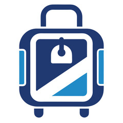 Modern Travel Locker Logo Icon for Secure Travel Solutions