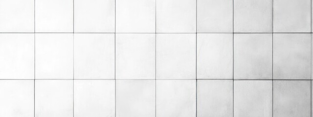 A clean, tiled wall with a grid pattern, emphasizing simplicity and modernity.