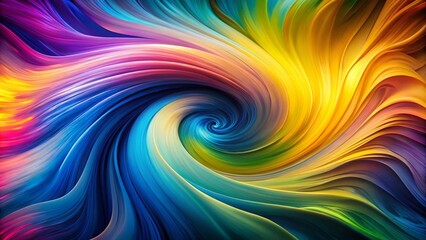 Swirl Abstract Colorful Background Wallpaper - Vibrant Digital Art for Modern Aesthetics
