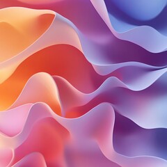 Obraz premium Abstract background with colorful waves 3D 