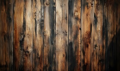 Naklejka premium Old_grunge_dark_textured_wooden_background,generation AI