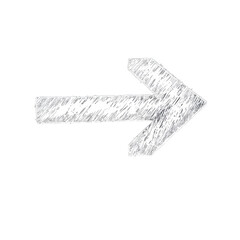 Chalk-Drawn Arrow Symbol