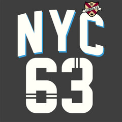 Athletic dept. college style vintage typography slogan. Vector illustration design for slogan tee, t shirt, fashion print, poster, sticker.