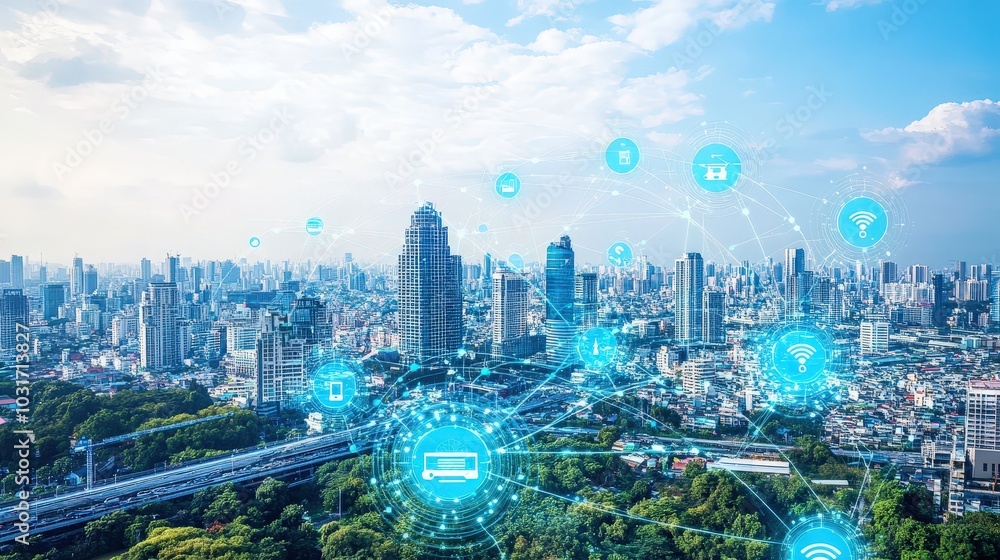Poster integration of iot devices in smart cities: examine how iot devices contribute to the development of