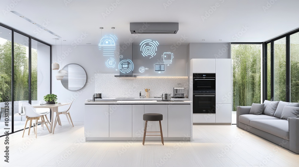 Poster integration with smart homes: analyze how wearables integrate with smart home technology.