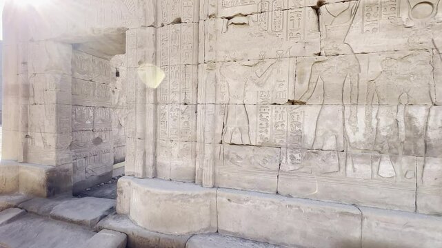 Stroll among the time-worn stones of the Temple of Horus and marvel at the architectural wonders of ancient Egypt. This sacred site, located at Edfu, is testimony to the pharaohs.