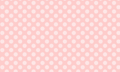 水玉背景・水玉模様・ドットパターン・かわいい・サーモンピンク