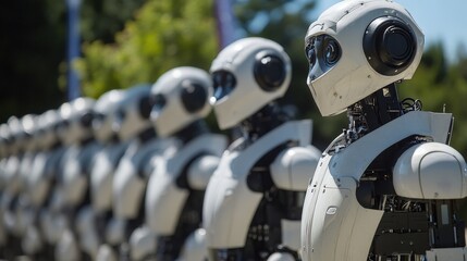 Fototapeta premium Introduction to Robotics: Explore the field of robotics, focusing on its definition, history, and evolution.