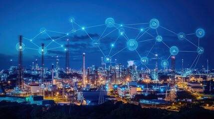 Fototapeta premium IoT and Energy Management: Explore how IoT technology aids in energy management