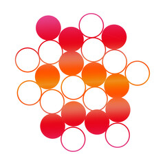 Circle gradient pattern