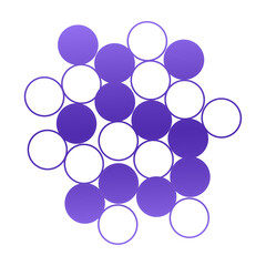 Circle gradient pattern