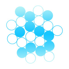 Circle gradient pattern