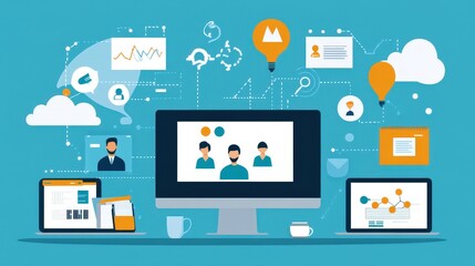 Leveraging Technology for Collaboration: Examine how technology can enhance collaboration among remote teams.