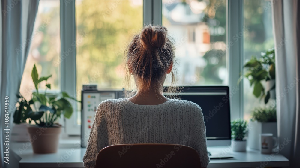 Poster maintaining motivation while working remotely: analyze how remote workers can maintain motivation an