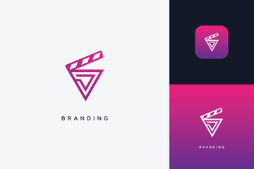 film production multimedia branding logo