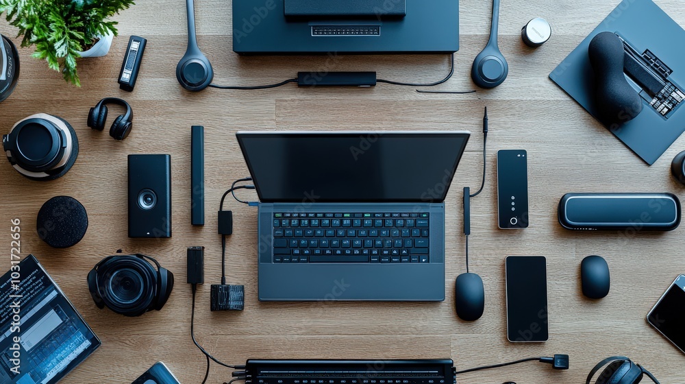 Poster networking hardware essentials: explore the essential hardware components required for networking, i