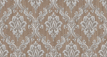 Thai pattern seamless colorful Wall with natural marble texture pattern for background.