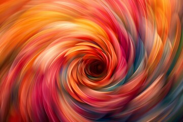 Vibrant swirling colors create a mesmerizing abstract pattern with rich tones and dynamic movement in a creative digital artwork