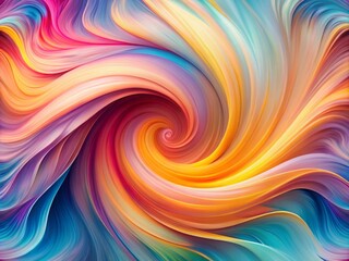 Obraz premium Trendy Swirl Pattern Background for Vertical Video in Pastel Colors - Seamless Loop Animation