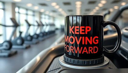 Keep Moving Forward Gym Motivation Coffee Mug