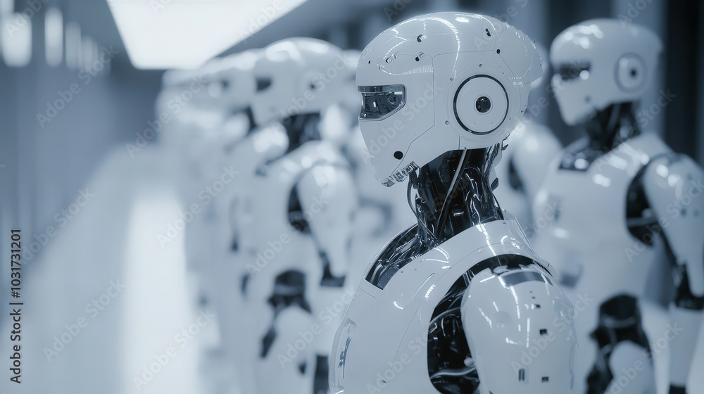Poster robotics and the workforce: analyze the impact of robotics on the labor market.