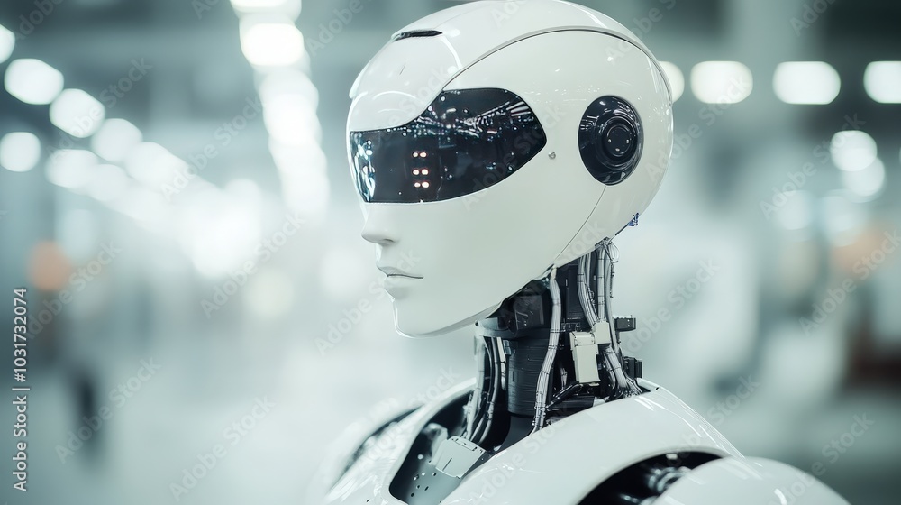 Poster robotics in the workplace: explore the integration of robotics in various workplace environments