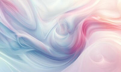 Fototapeta premium Abstract swirling pink and blue hues.