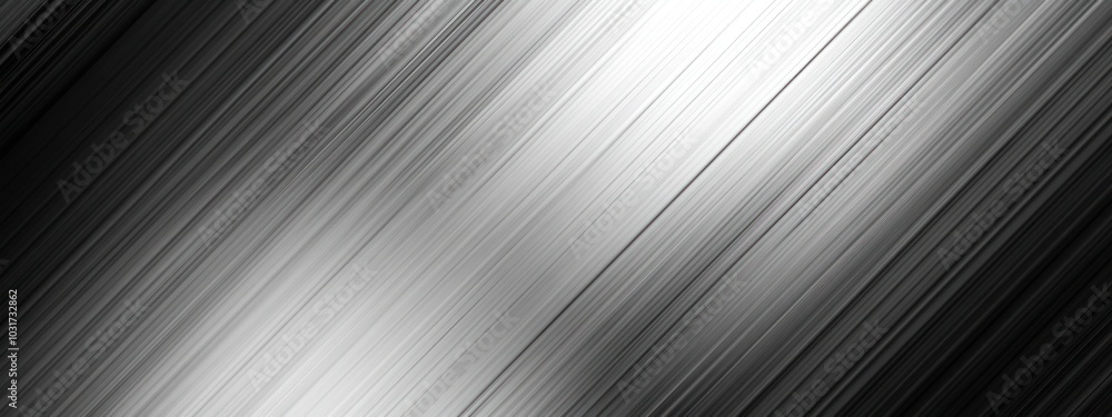 Poster a gradient of black and white stripes creating a dynamic, abstract texture.