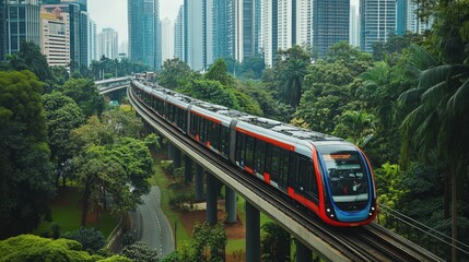 Naklejka premium Sustainable Transportation Options: Choosing sustainable transportation is a vital aspect of eco-friendly travel.