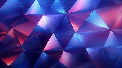 Fototapeta premium Vibrant Blue Geometric Background with Triangle Patterns