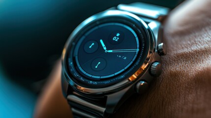 A Close-Up of a Digital Watch on a Person's Wrist