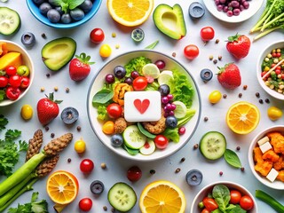 Vector Video Review and Messaging Icons for Food Photography Promotion