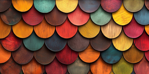 colorful wooden background