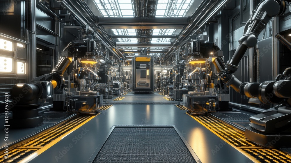 Poster advanced robotics in a modern factory environment