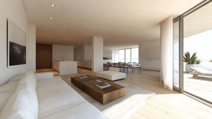 Modern Minimalist Living Room
