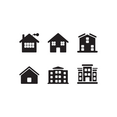 black filled logo icon