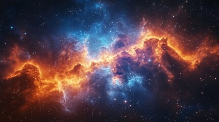 Fototapeta premium Stunning Cosmic Nebula Image