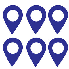 Map pin location sign icon vector illustration, black location pin marker symbol vector