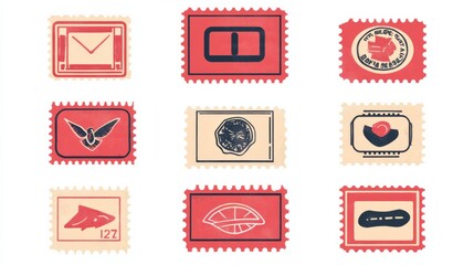 Vintage Postage Stamp Collection