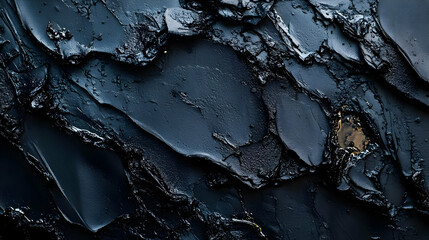 Fototapeta premium Abstract Dark Blue Textured Background - Glossy, Shiny, Metallic