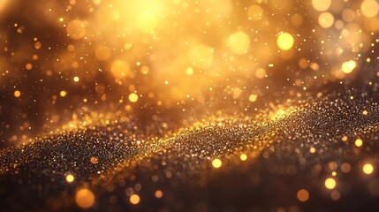 Obraz premium Golden Glow Abstract Background
