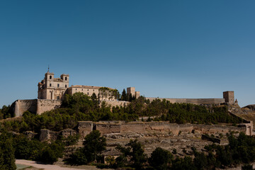Obraz premium Uclés Monastery in Uclés, Cuenca, Castilla la Mancha, Spain