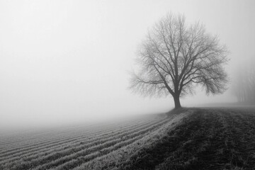 Fog Background in Nature