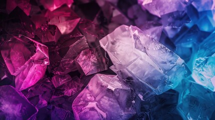 Obraz premium Precious crystals create a gorgeous background. Stone wallpapers are magnificent.