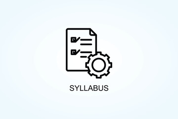 Syllabus Vector  Or Logo Sign Symbol Illustration