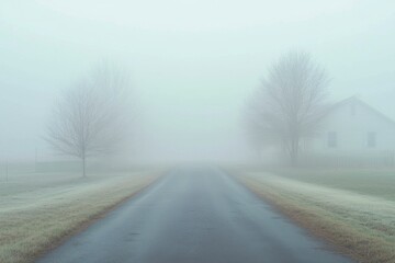Fototapeta premium Fog Background in Nature