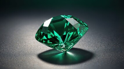Fototapeta premium faceted emerald