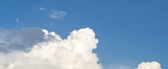 Cloudy in the blue sky, beautiful landscape concept of nature an