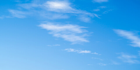 Sky background pattern with partially cloudy