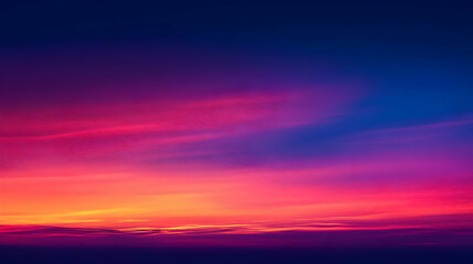 Obraz premium Vivid Sunset Sky with Pink and Purple Hues.